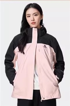 骆驼冲锋衣女款2026户外三合一小个子运动外套登山防水防风徒步